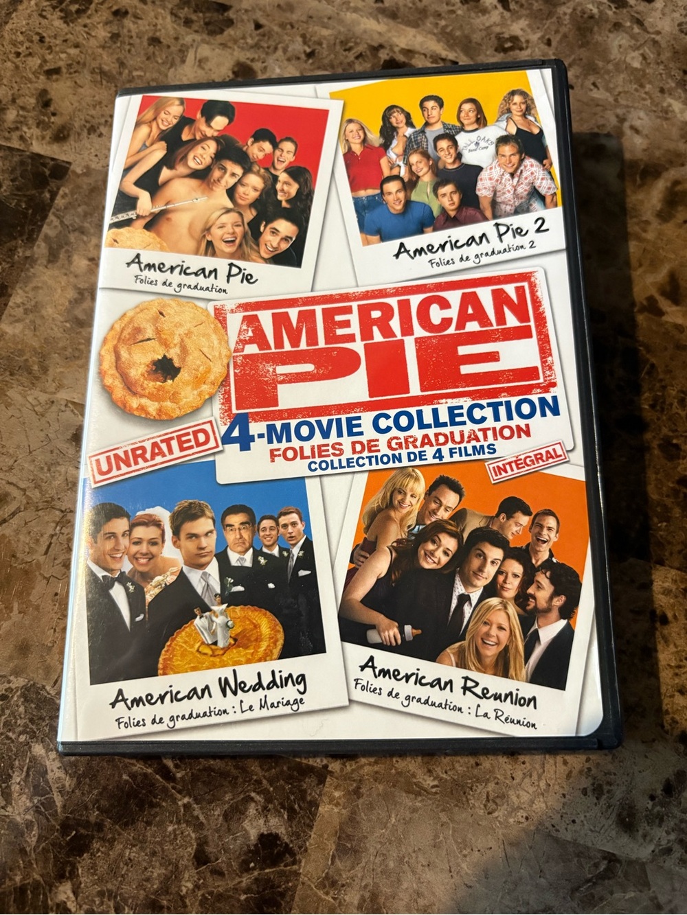 🎬DVD’s 8 for $25 American Pie 4-Movie Collection